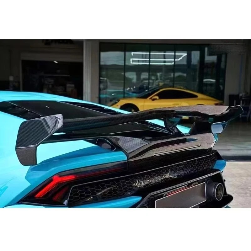 Vorstein Double Deck Rear Wing Spoiler for  Huracan LP610 LP580 EVO High Quality Prepreg Dry Carbon Fiber Body Kits